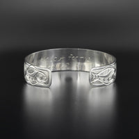 Halibut for the Hell of It - Silver Bracelet