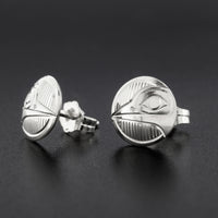 Hummingbird - Silver Stud Earrings