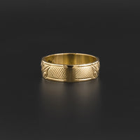 Hummingbirds - 14k Gold Ring