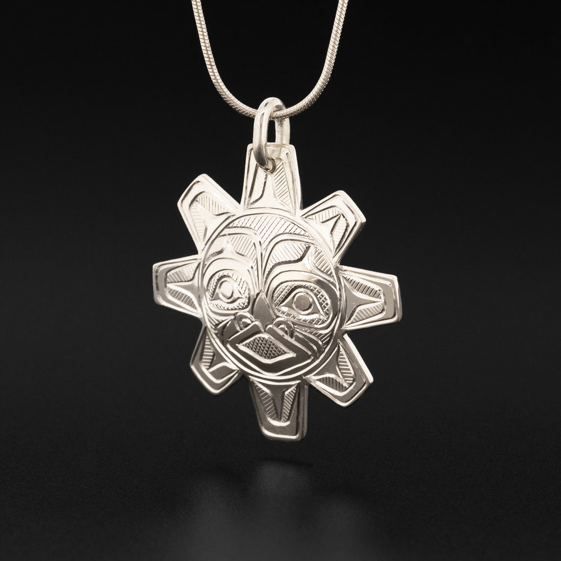 Sun - Silver Pendant