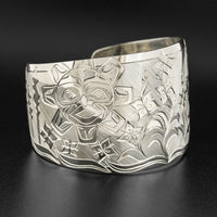 Flames to Flowers - Silver Bracelet