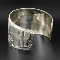 Flames to Flowers - Silver Bracelet