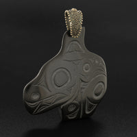 Orca Argillite Pendant