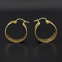 Butterfly - 20k Hoop Earrings