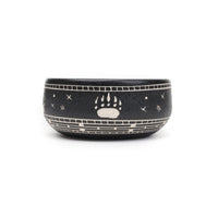 Bear Paw - Hand Carved Ceramic Pottery