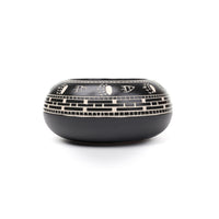 Bear Tracks - Hand Carved Ceramic Pottery