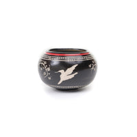Hummingbird - Hand Carved Ceramic Pottery