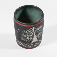 Tree of Life - Hand Carved Ceramic Pottery