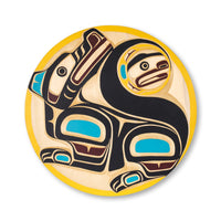 Wolf - Yellow Cedar Panel