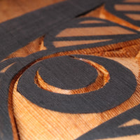 Rendition Nuxalk House Front - Red Cedar Panel