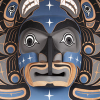 Moon - Red Cedar Mask