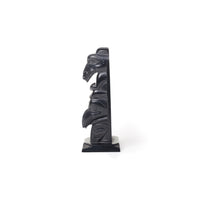 Wolf and Raven - Argillite Pole