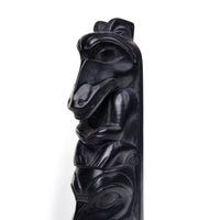 Wolf and Raven - Argillite Pole