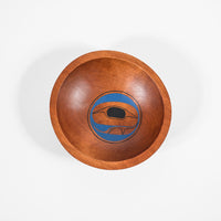 Abstract Design (Blue) - Maple Bowl