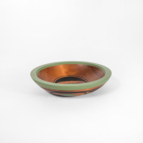 Abstract Design (Green) - Maple Bowl