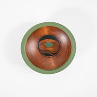 Abstract Design (Green) - Maple Bowl