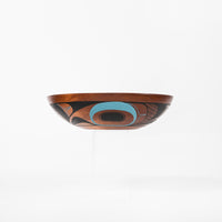 Abstract Design (Light Blue) - Maple Bowl