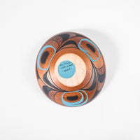 Abstract Design (Light Blue) - Maple Bowl