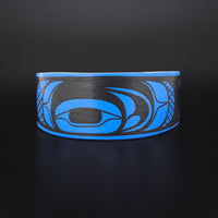 Abstract (Blue) - Maple Wood Bracelet