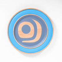 Salmon (Blue)Maple Plate