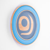 Salmon (Blue)Maple Plate