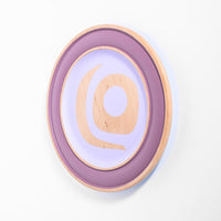 Salmon (Purple)Maple Plate