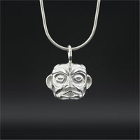 Portrait Mask - Silver Pendant