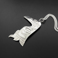 Raven - Silver Pendant