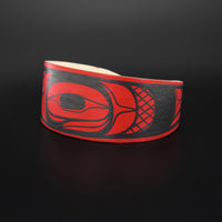Abstract (Red) - Maple Wood Bracelet