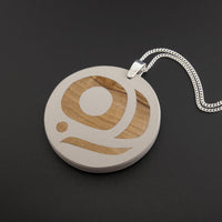 Salmon Egg - Olive Wood Pendant