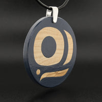 Salmon Egg - Olive Wood Pendant