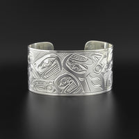Orca Pod - Silver Bracelet