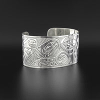 Orca Pod - Silver Bracelet