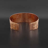 Raven and Eagle - Copper Bracelet