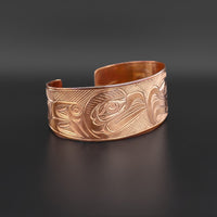Raven and Eagle - Copper Bracelet