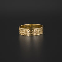 Salmon - 14k Gold Ring