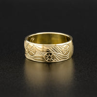 Hummingbird - 14k Gold Ring