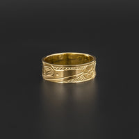 Hummingbird - 14k Gold Ring