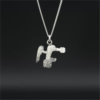 Hummingbird - Silver Pendant