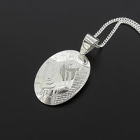 Raven - Silver Pendant