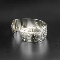 Ravens - Silver Bracelet