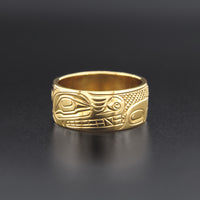Wolf - 14k Gold Ring