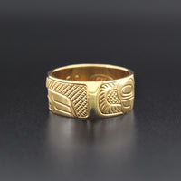 Wolf - 14k Gold Ring