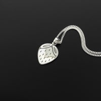 Heart Berry - Silver Pendant