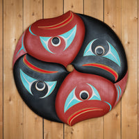 Chinook Whorl - Red Cedar Spindle Whorl