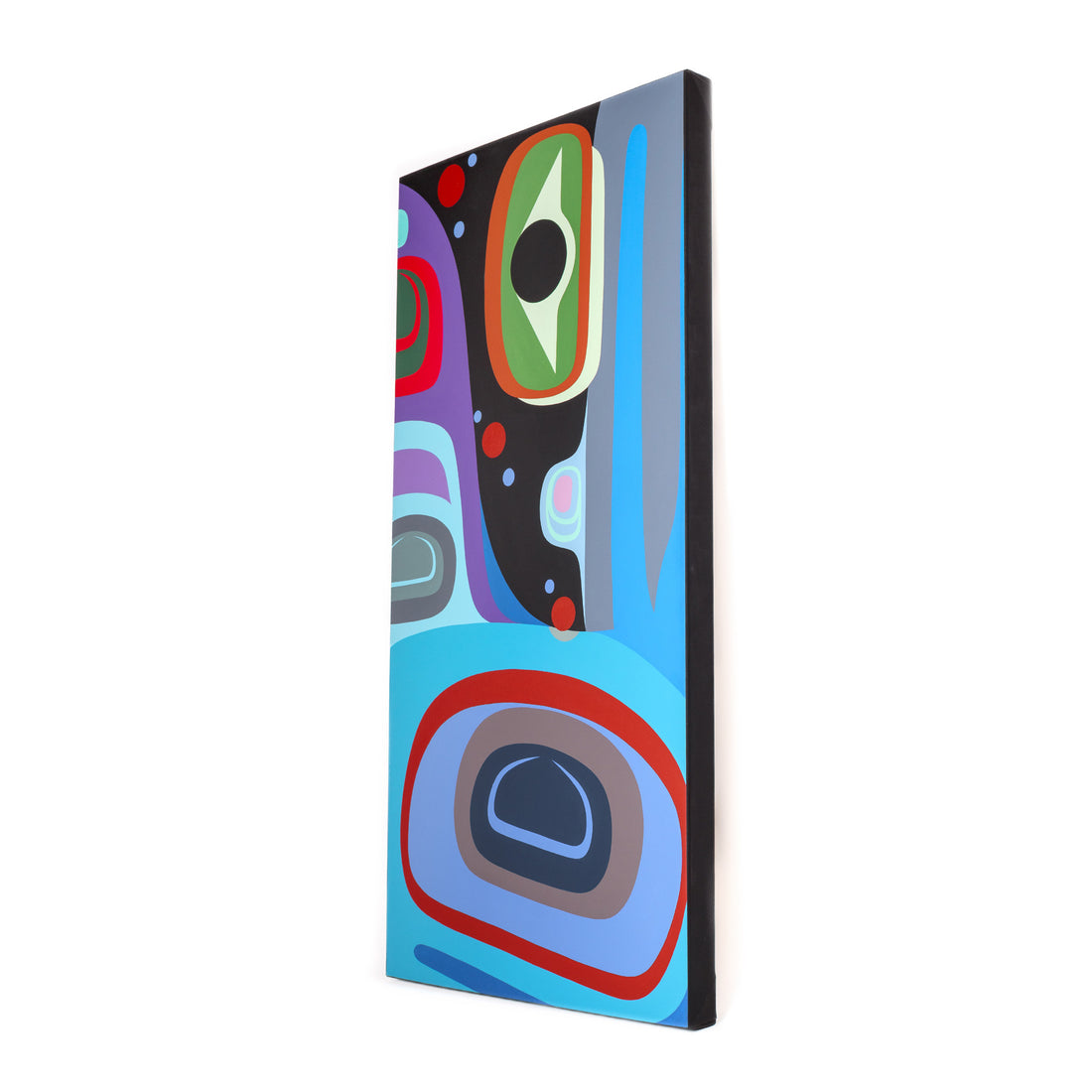 Raven and Killerwhale - Original Painting on Canvas