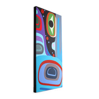 Raven and Killerwhale - Original Painting on Canvas