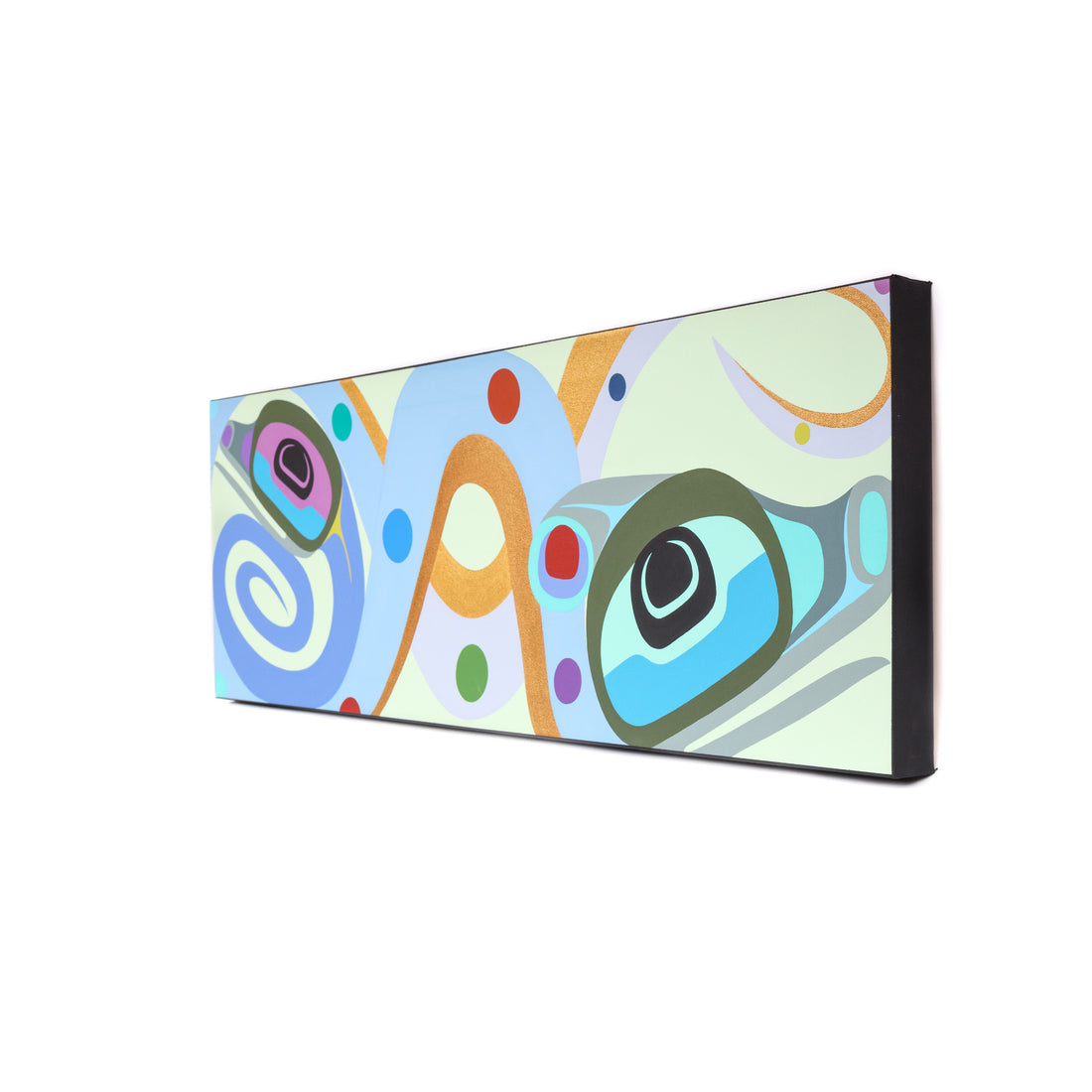 Sea Serpent and Baby - Original Painting on Canvas