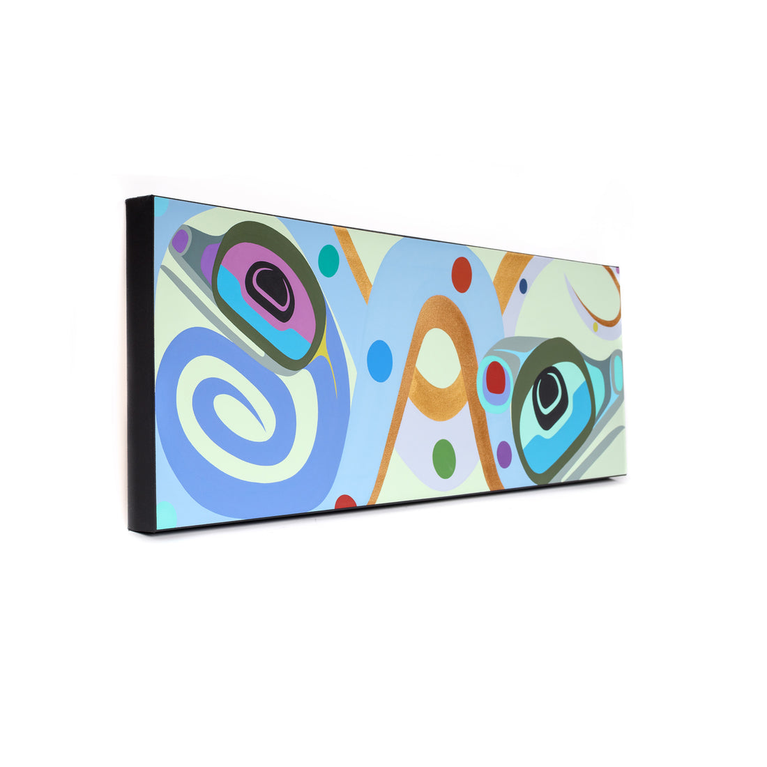 Sea Serpent and Baby - Original Painting on Canvas