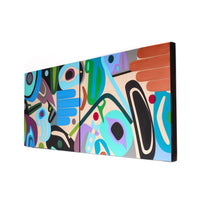 Setting Up Nicely I & II - Original Painting on Wood Panel